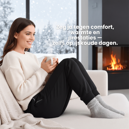 Thermobroek Heren - Gevoerde Joggingbroek - Winddicht