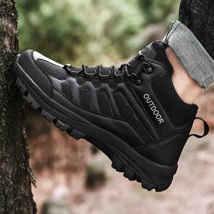 Wandelschoenen Heren Hoog - Zwart - Grove Profielzool