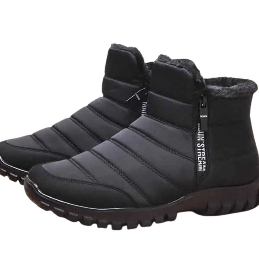 Snowboots Heren - Waterdicht met Zijrits