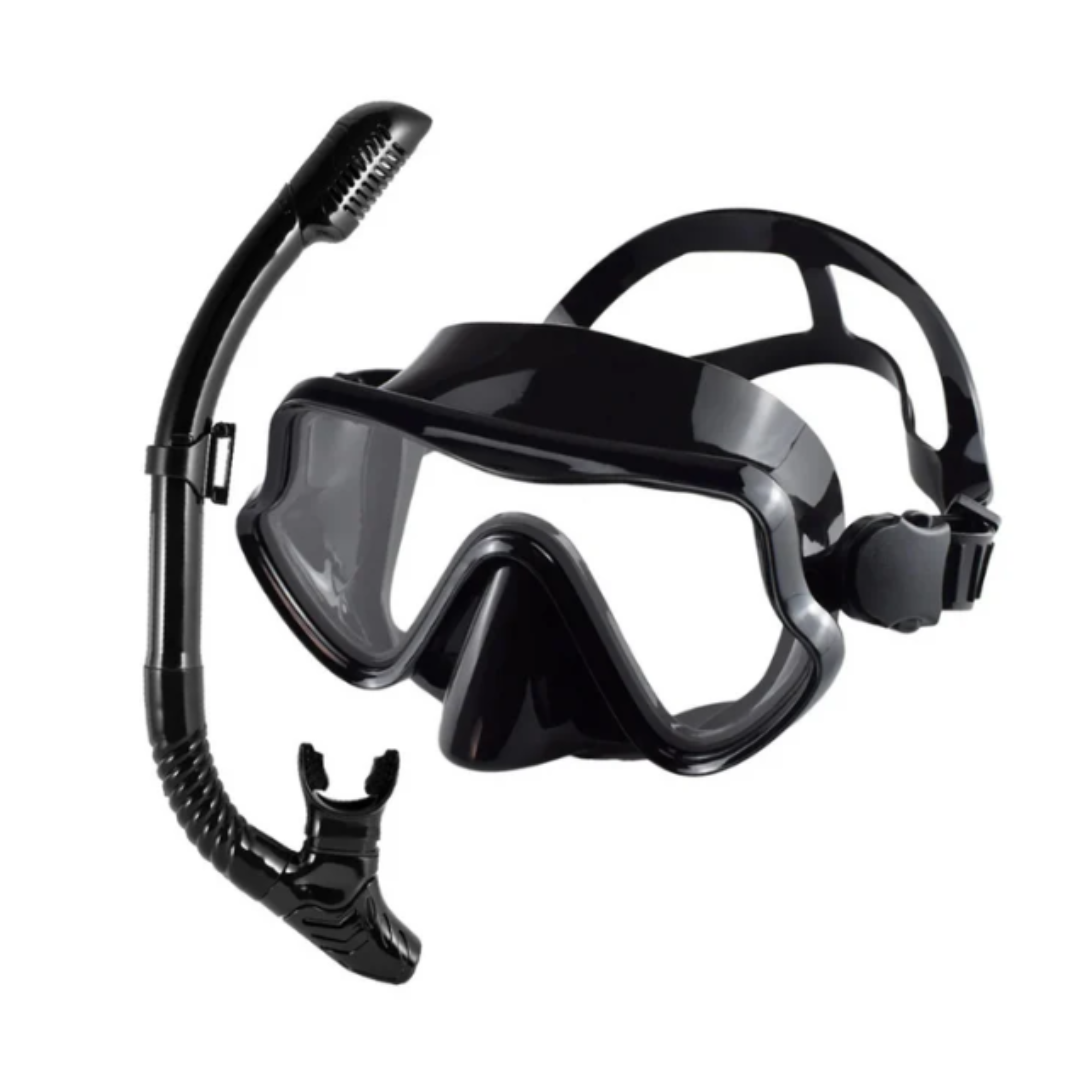 Snorkelset met Masker - 180° HD Zicht Gehard Glas - Lekvrij