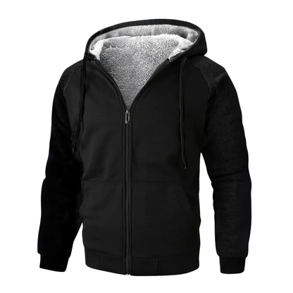 Heren Gevoerde Hoodie – Sherpavoering – Herfst/Winter