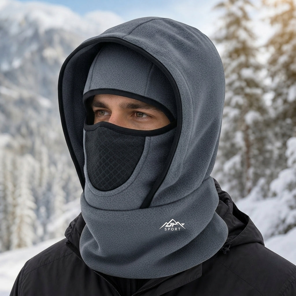 Balaclava Bivakmuts met Capuchon - Zachte Fleece - Gezicht en Nek Warm