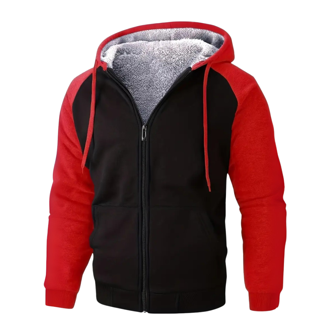 Heren Gevoerde Hoodie – Sherpavoering – Herfst/Winter