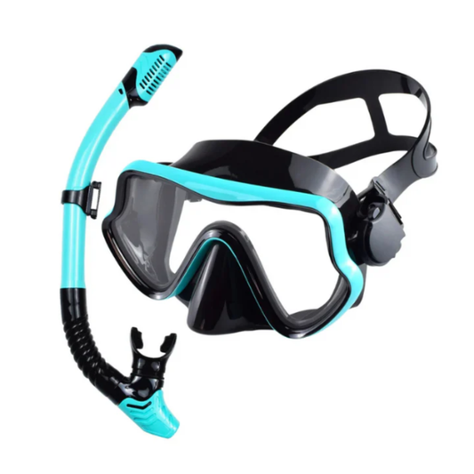 Snorkelset met Masker - 180° HD Zicht Gehard Glas - Lekvrij