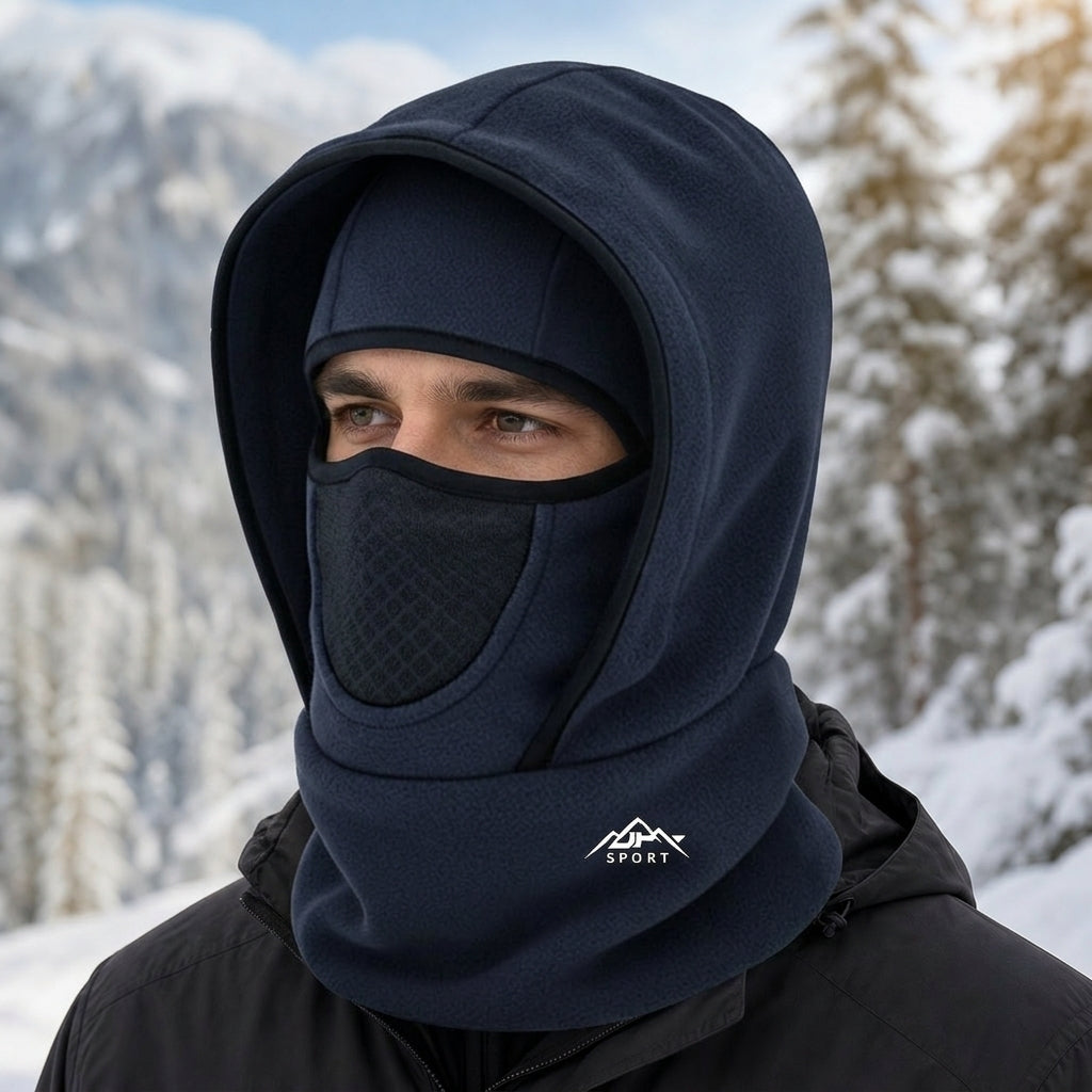 Balaclava Bivakmuts met Capuchon - Zachte Fleece - Gezicht en Nek Warm
