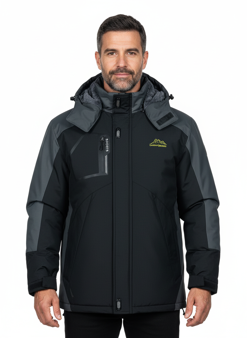 Gevoerde Outdoorjas Heren – Waterdicht & Winddicht – Bestand tegen Stevige Kou