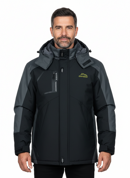 Gevoerde Outdoorjas Heren – Waterdicht & Winddicht – Bestand tegen Stevige Kou