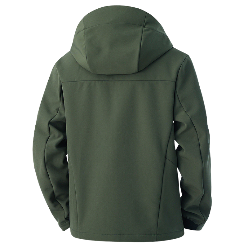 Softshell jas heren met fleece voering en ventilatiepanelen