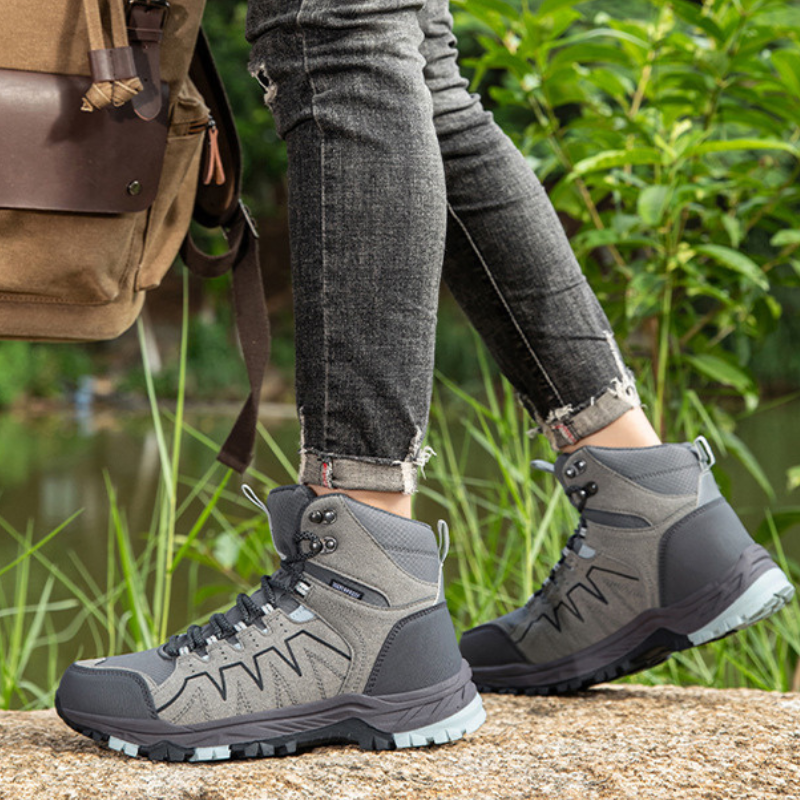 Wandelschoenen dames en heren enkelhoog waterafstotend