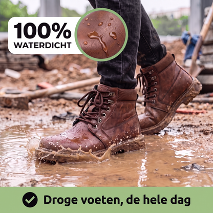 Werklaarzen Stalen Neus - Waterdicht - Antislip Zool