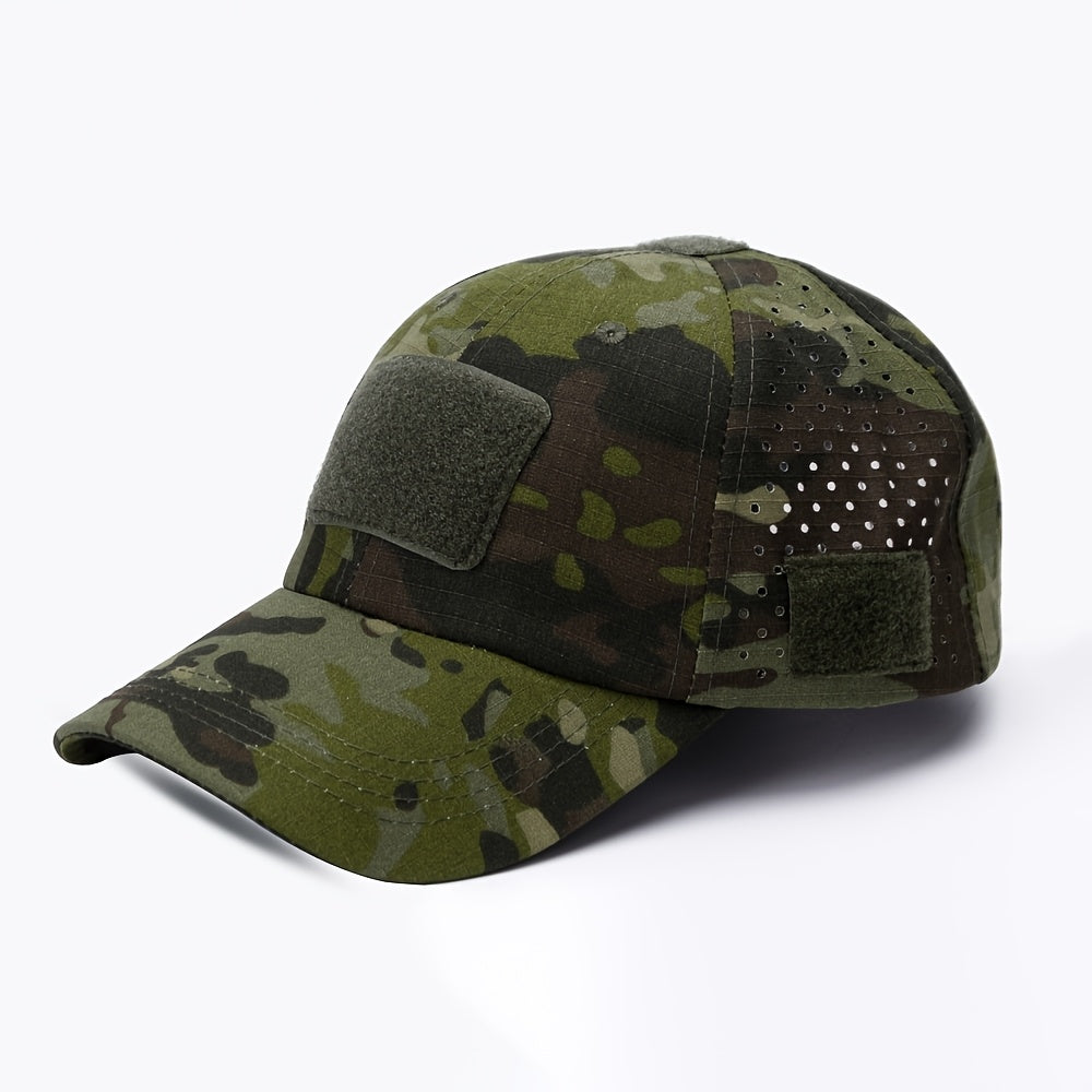Heren Camouflage Pet - Ademend - Brillenhouder - UV-Bescherming