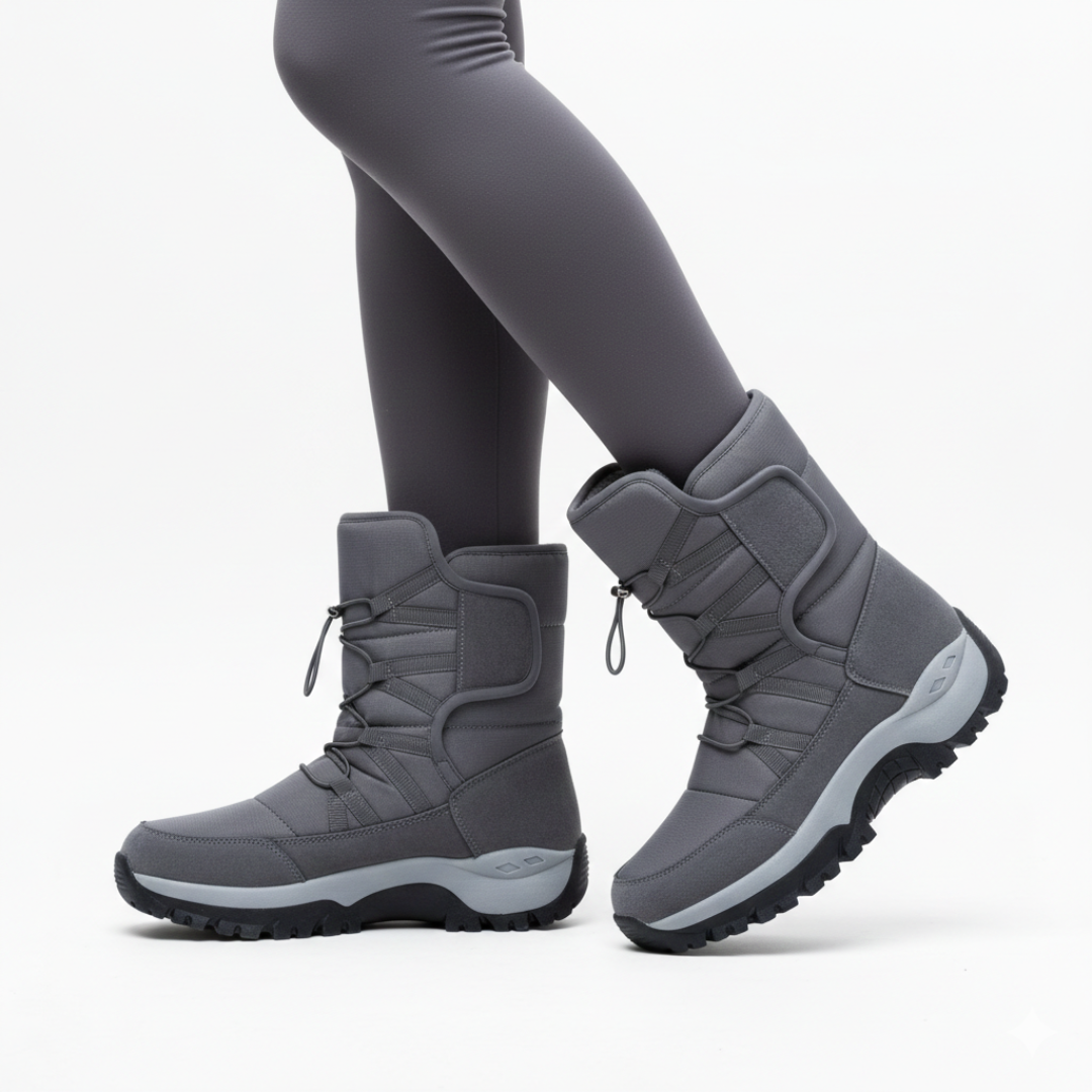 Snowboots Dames - Waterdicht Warm Gevoerd - Plateauzool