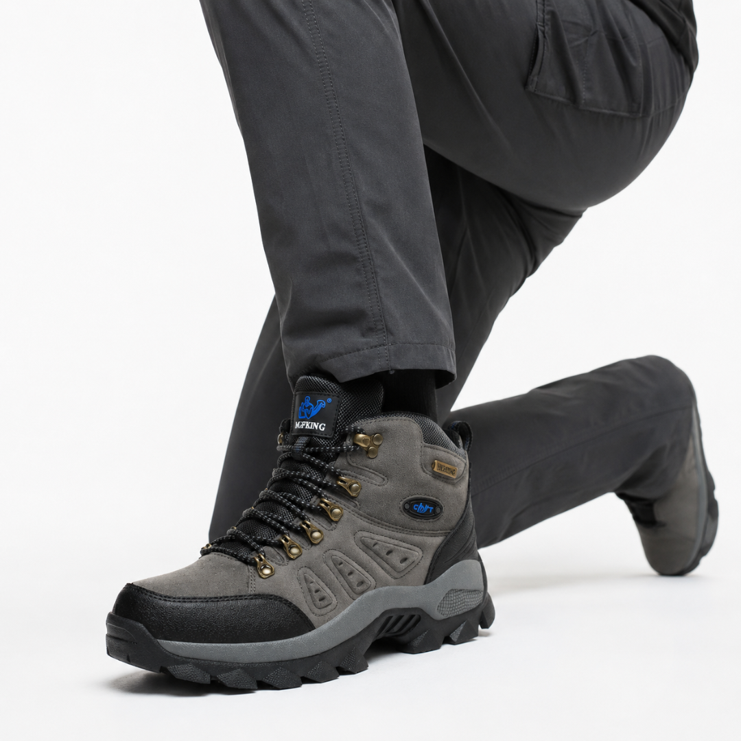 Wandelschoenen heren waterafstotend met orthopedische zool