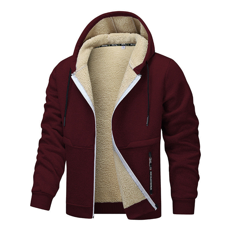 Hoodie met Rits Heren - Winddicht & Gevoerd - Diepe Zakken