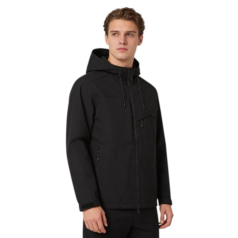Hardshell jas voor heren, waterdicht en comprimeerbaar