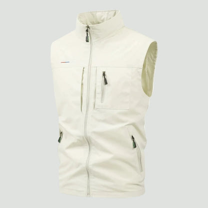 Heren Outdoor Vest met Meerdere Zakken – Sneldrogend – Lichtgewicht