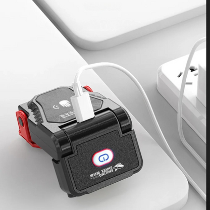 Hoofdlamp met Rood Licht & Bewegingssensor - Opsteekbaar op Pet - USB