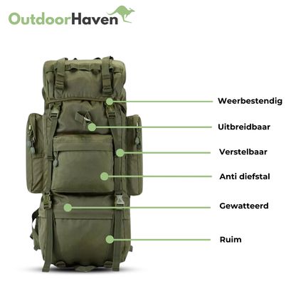 Outdoor Backpack - 70L - OutdoorHavenNL