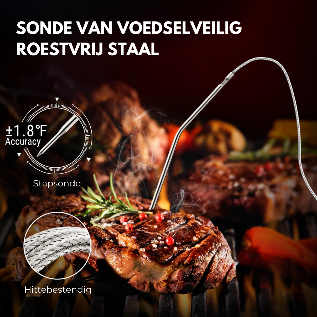 Vlees Thermometer - BBQ - OutdoorHavenNL