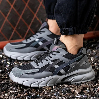 Veiligheidsschoenen heren met ademend mesh
