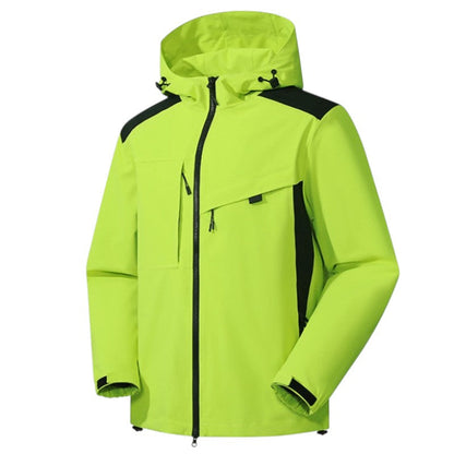 Hardshell jas voor heren, waterdicht en comprimeerbaar