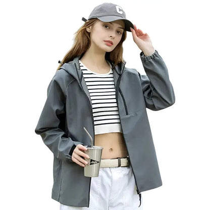 Softshell jas unisex met capuchon en meshvoering