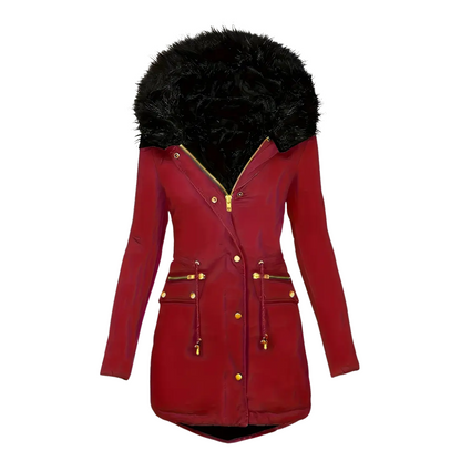 Dames Winter Parka Jas – Thermische Voering – Capuchon