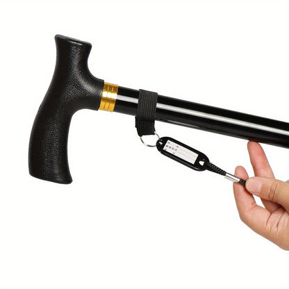 Wandelstok voor Senioren - Verstelbaar 60–98 cm - 4-Poots Antislip Voet