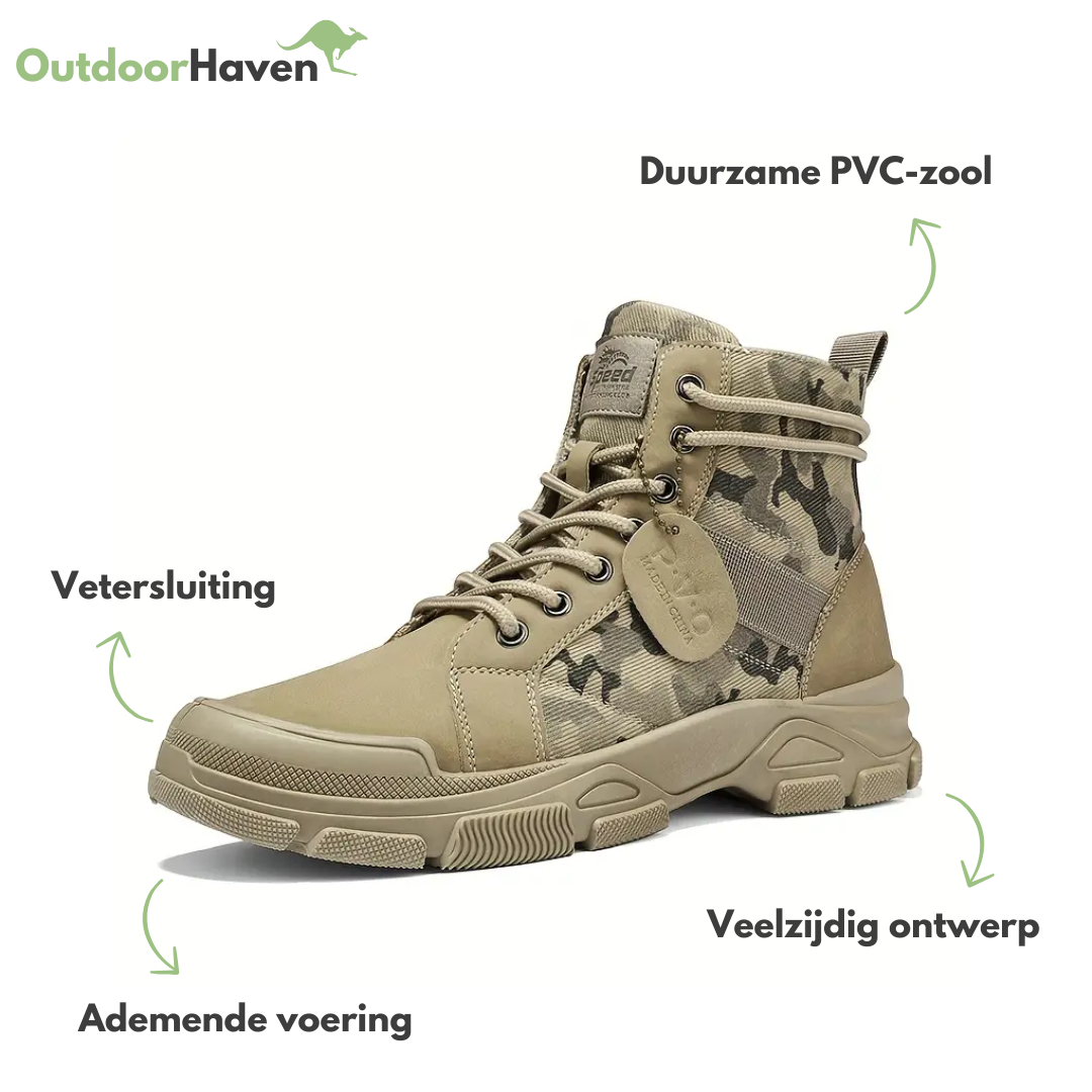 Camouflage Veterlaarzen - Comfortabel - Duurzaam