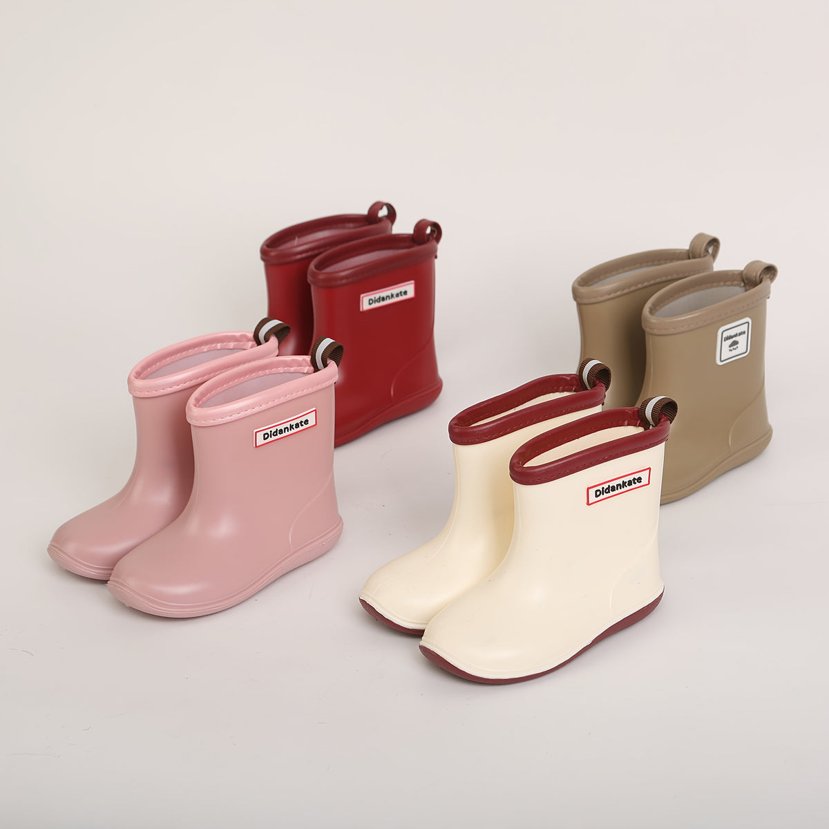 Regenlaarsjes kinderen in Scandinavisch design
