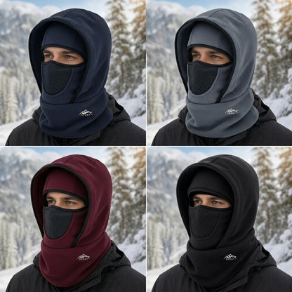 Balaclava Bivakmuts met Capuchon - Zachte Fleece - Gezicht en Nek Warm