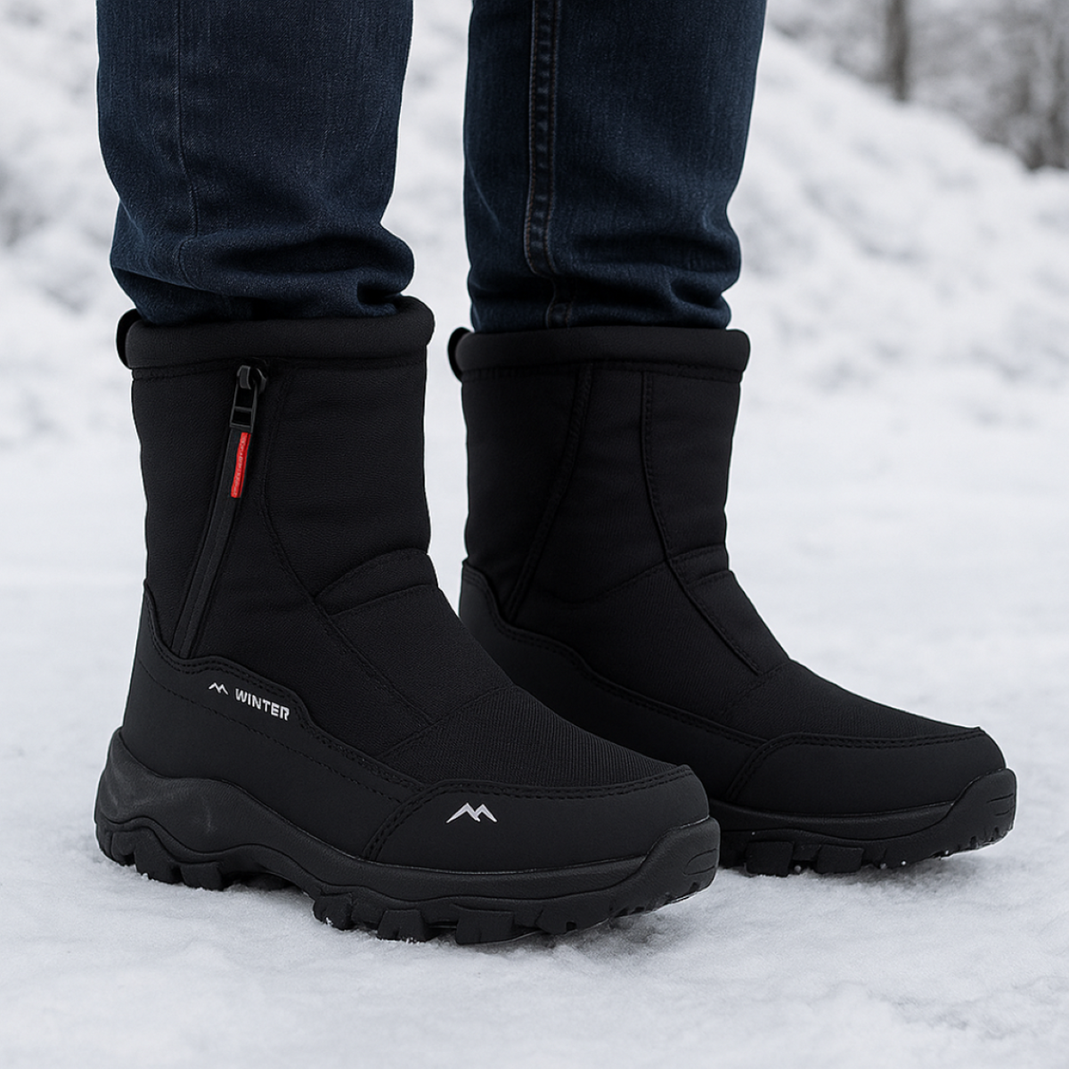Snowboots Dames - Waterdicht & Gevoerd - Robuust Oxford-Weefsel