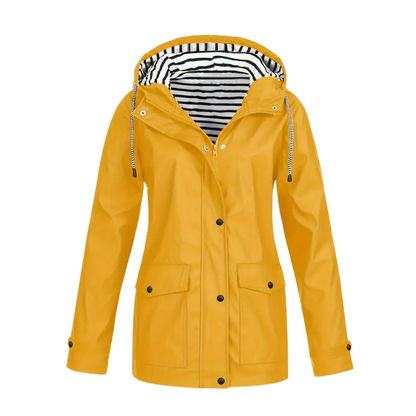 Dames Winddicht & Waterdicht Jack – Met Capuchon & Klepzakken – Herfst/Winter