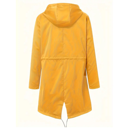 Lange Regenjas Dames - Overgangsjas met Capuchon - tot 5XL
