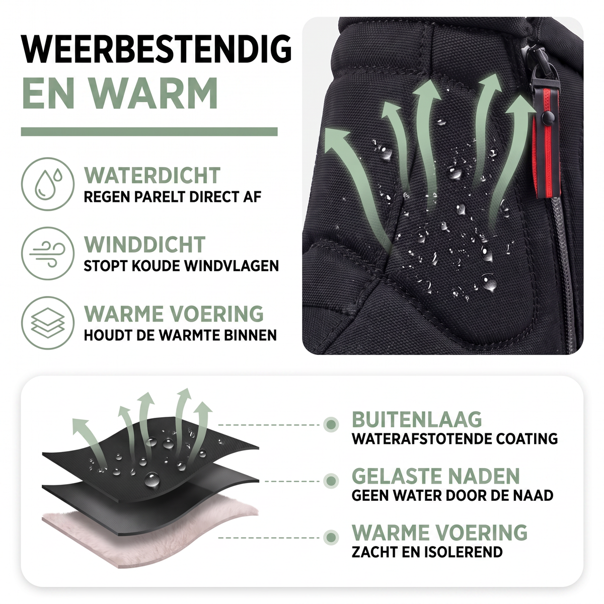 Winterlaarzen Heren - Kuithoog - Rits