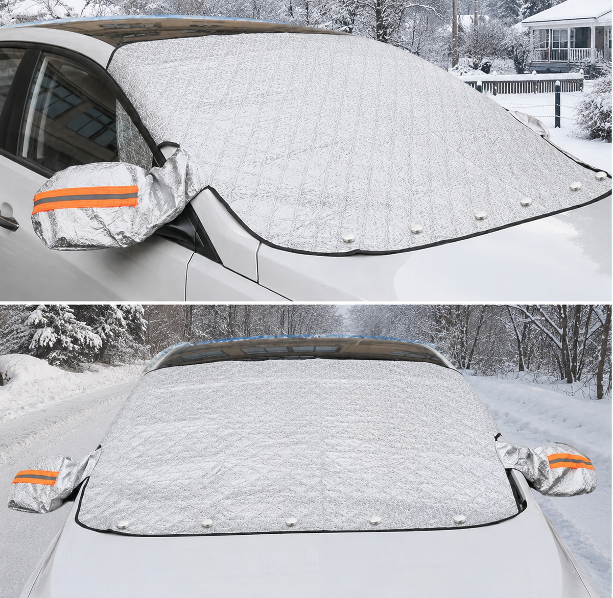 Voorruithoes Auto - Magnetisch - Sneeuw & Vorstbescherming