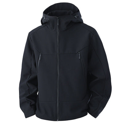 Softshell jas heren met fleece voering en ventilatiepanelen