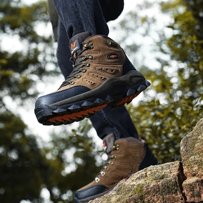Wandelschoenen heren waterafstotend met orthopedische zool