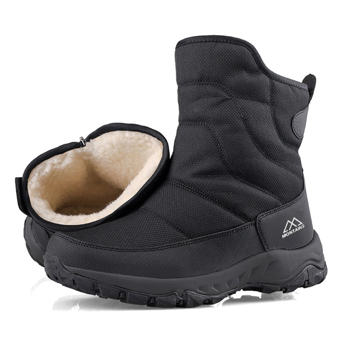 Winterlaarzen Heren - Kuithoog - Rits