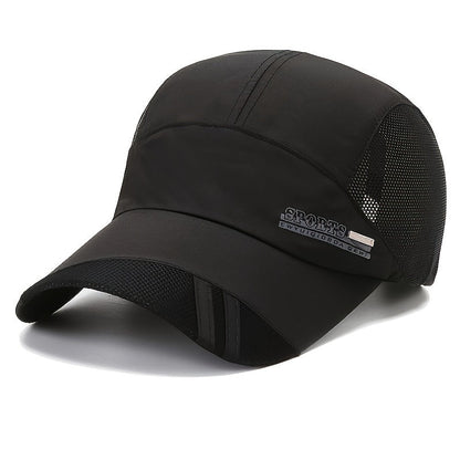 Heren Sportcap met Klep - Snel Drogend - Mesh Panelen