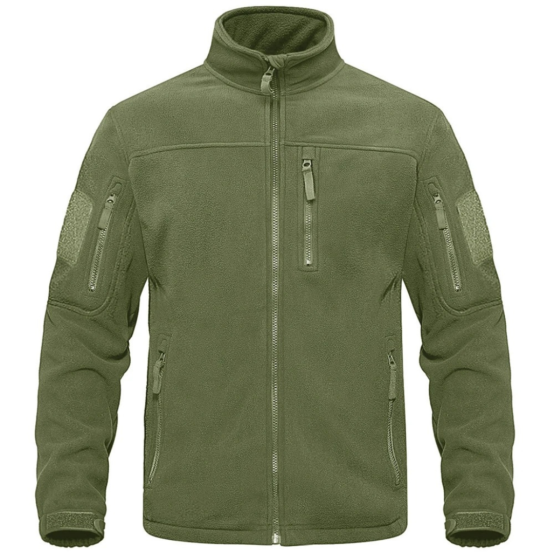 Fleecejack Heren - Winddicht - Tactische Outdoorjas met Rits