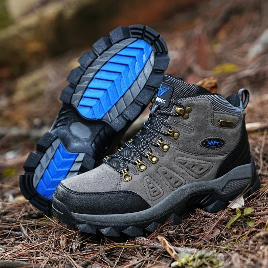 Wandelschoenen heren waterafstotend met orthopedische zool