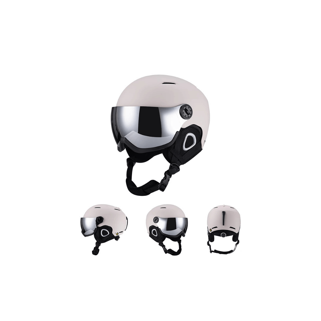 Skihelm met vizier en ABS-buitenschaal