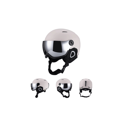 Skihelm met vizier en ABS-buitenschaal