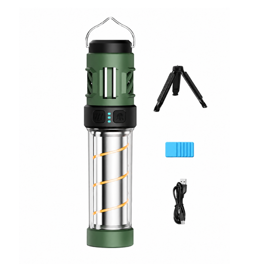 Kampeerlamp LED Muggenwering - 5 Lichtmodi - USB Oplaadbaar Statief