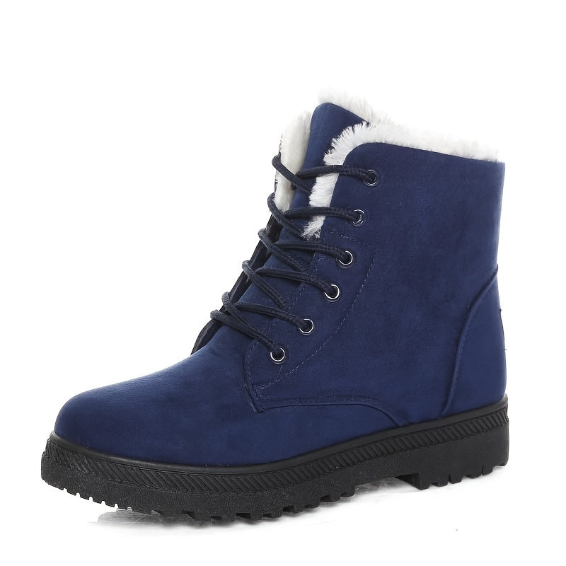 Lichtgewicht gevoerde snowboots dames met veters