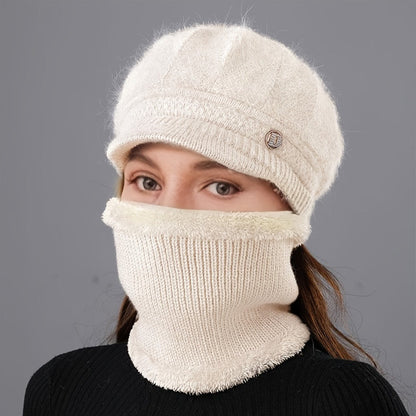 Muts met Klep Dames in Crème