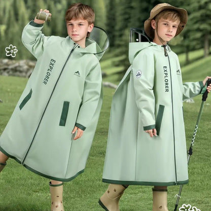 Kinder Regenjas – Waterdicht – Met Capuchon – Outdoor Jas