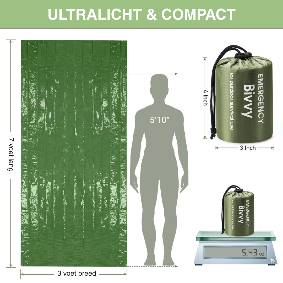 Nood Slaapzak – Waterdichte Survival Slaapzak - Bescherming