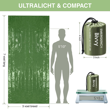 Nood Slaapzak – Waterdichte Survival Slaapzak - Bescherming